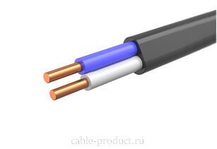 Кабель ВВГ-П 2х1.5ок-0.66 